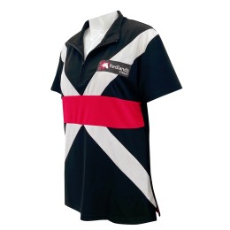 Tailor-made half chest zipper polo heat transfer logo hem slit design stitching polo shirt Pony Club P1362 Tailor-made half chest zipper polo heat transfer logo hem slit design stitching polo shirt Pony Club P1362